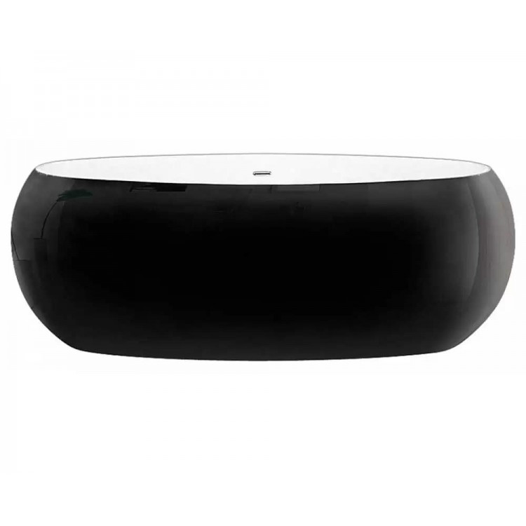 Ванна акриловая Belbagno BB18-NERO/BIA Ванна акриловая Belbagno BB18-NERO/BIA